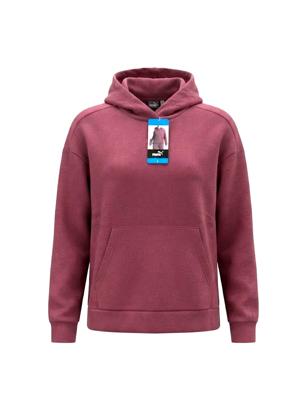 NWT Puma Women's Pullover Hoodie Sweatshirt Burgundy / Maroon Size Large